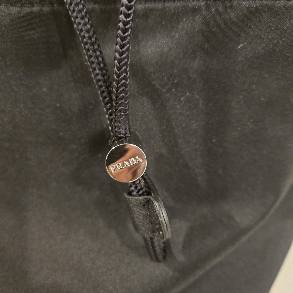 Prada Luna Rossa Black Drawtring  Backpack - Picture 2 of 4
